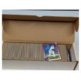 1990 Topps baseball cards in box marked '400-599'