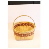 red blue natural basket