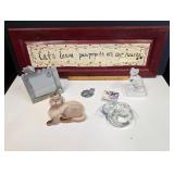 cat decor assortment