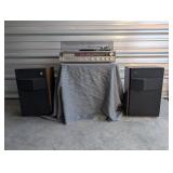 Magnavox 8-track record player with stereo and...