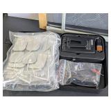 TENS unit, adjustable window screen, dog poo bags