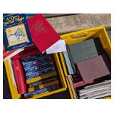 2 Totes of Hymnals, Bibles, etc