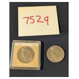 Two Bicentennial Half Dollars