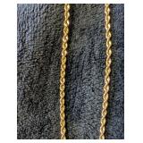 14k Gold Chain with Lobster Claw Clasp