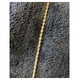 14k Gold Chain w/ Bayonet Hook Clasp