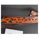 Genuine Leather Western Belt, Size 34