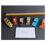 Diecast 6 Asst'd Hotwheels and Matchbox Cars