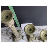 3 Tropical Resin Candle Holders