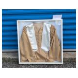 Large Shadow Box with Gold Choir Robe