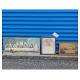 Jesus and 2 Last Supper (2 Framed)