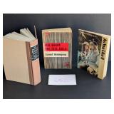 Books: Hemingway, Shakespeare, Frost