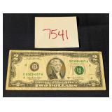 2003A Series D $2 Bill, Circulated