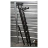 Bed Frame Rail Set 1 - Dark Brown