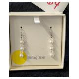 Sterling Silver and 6mm Shell Pearl Earrings