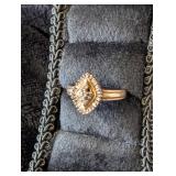 10k GoldRing with Diamonds