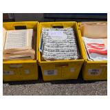 3 Boxes of Christian Church Sheet Music #1