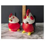 Rooster/Chicken Salt, Pepper, Cream and Sugar 1
