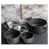 Used Pots and Burner Drip Trays