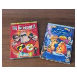 DVD 7: Lady and the Tramp, The Incredibles