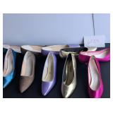5 Pairs Ladies Dress Shoes Size 7 & 7.5