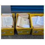 3 Boxes of Christian Church Sheet Music #3
