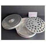 Silvertone Aluminum Communion Wine Tray