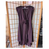 Wine Wraparound Samuel Blue Dress Size 12