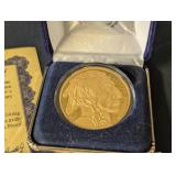 2022 $50 Buffalo Tribute Proof Gold-Plated Coin #3