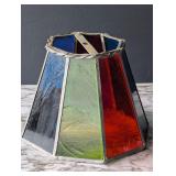 Rustic Stained Glass Lampshade