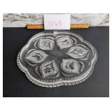 Large Heavy Glass Platter