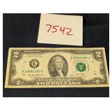 2013 Series K $2 Bill, Circulated