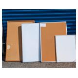 4 Pieces: White Boards and Bulletin Boards