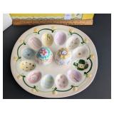 Easter Egg Tray with Salt & Pepper Shakers