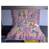 Unfinished Quilted Fleece Baby Blanket