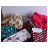 8 Assorted Fabric Remnants, Various Sizes