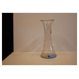 Tall Etched Glass Vase