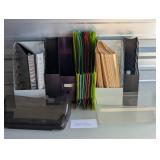Asst'd Binders, Manila Folders, Vert Organizers