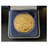 2022 $50 Buffalo Tribute Proof Gold-Plated Coin #1