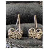 Sterling Silver Butterfly Earrings