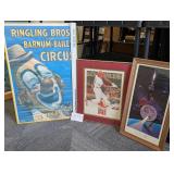 Circus Print, Louisville Baseball, Space