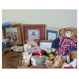 assorted Dolls, Toys, and Decor