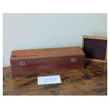 two Vintage Wooden Boxes
