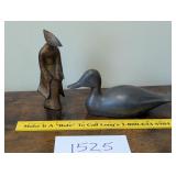 vintage Asian Figurine and BRASS? Duck