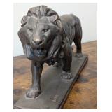 Barye Lion Statue