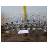 Assorted Golf League Glasses