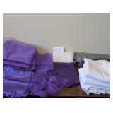 Organza Table covers, Chair bows, 3 Tablecloths
