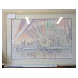 HUGE 1990 Kentucky Derby Festival Numbered Print