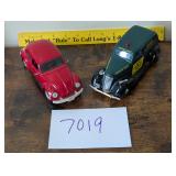 diecast masito VW Beetle,1937 Chevy panel van