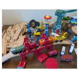 Wooden Train Set for Kids