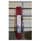 Red Quest slant-leg pop up canopy